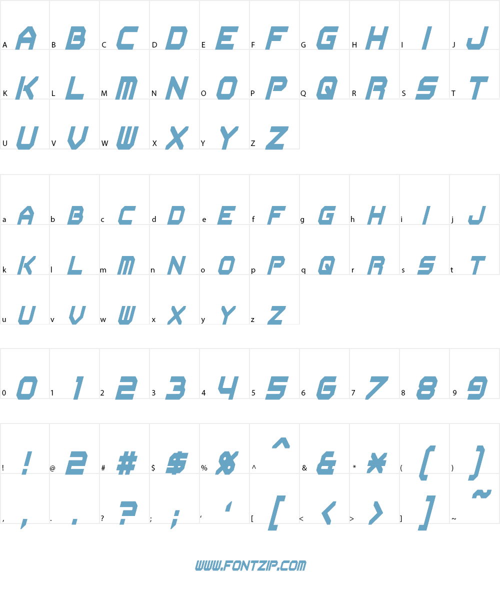 Flipbash Font Character